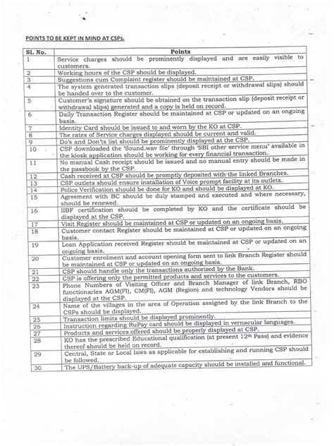 IPND checklist for CSPs .
